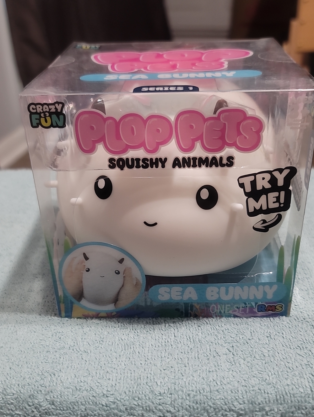 Plop Pets Sea Bunny Squishy Animal - White